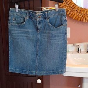 GH BASS Jean skirt size8